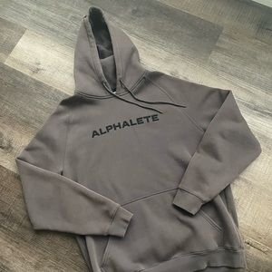 ALPHALETE Core Performance Hoodie WASHED COCOA - Size XL